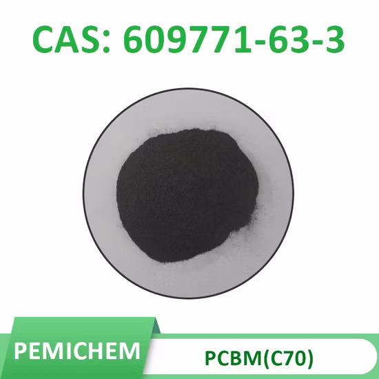 Laboratório de fornecimento de matérias-primas de Pemichem de Xangai, intermediários farmacêuticos em pó, PCBM (C70) CAS 609771